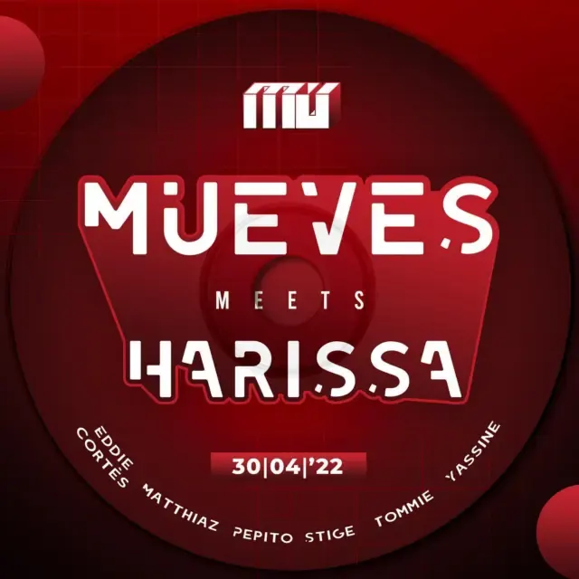 Locandina Mueves meets Harissa al MU Club
